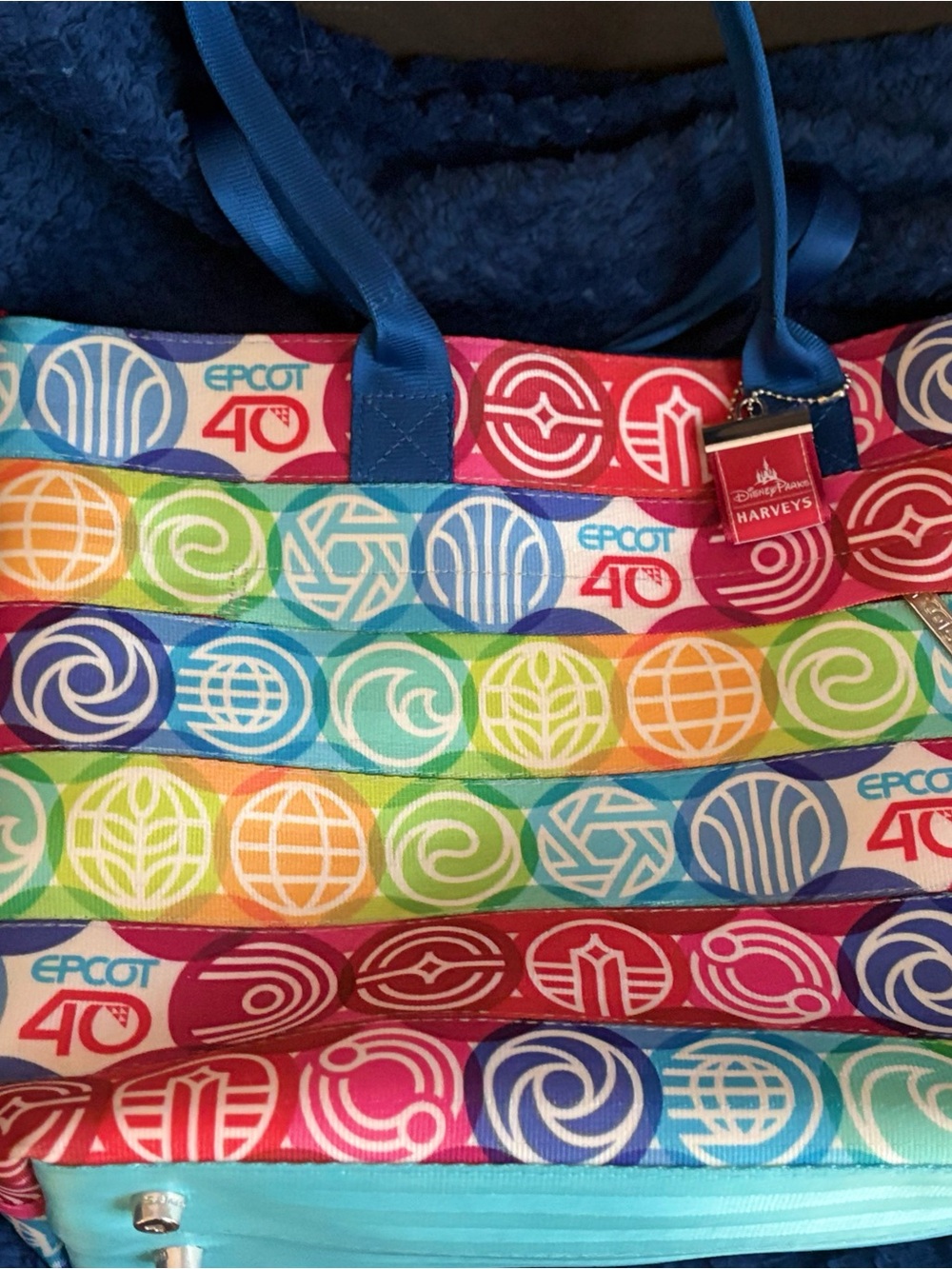 Disney Harvey’s seatbelt Epcot 40 year tote. Like new!